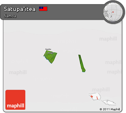 Satellite 3D Map of Satupa'itea, cropped outside
