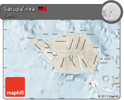 Classic Style Map of Satupa'itea