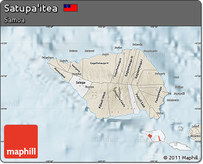 Classic Style Map of Satupa'itea