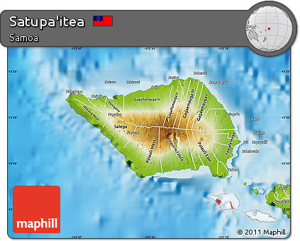 Physical Map of Satupa'itea