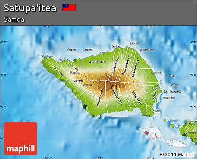 Physical Map of Satupa'itea