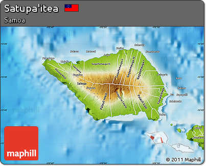 Physical Map of Satupa'itea
