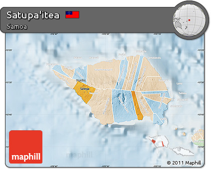 Political Map of Satupa'itea, lighten
