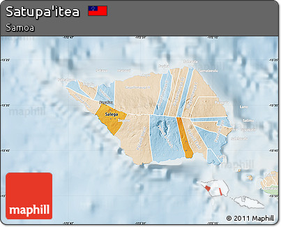 Political Map of Satupa'itea, lighten
