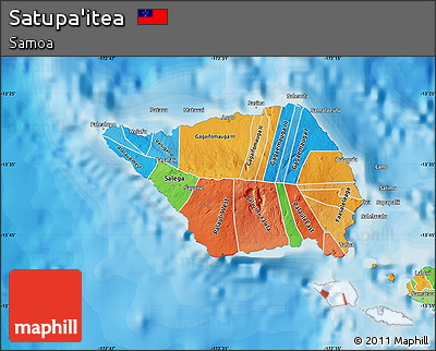 Political Shades Map of Satupa'itea