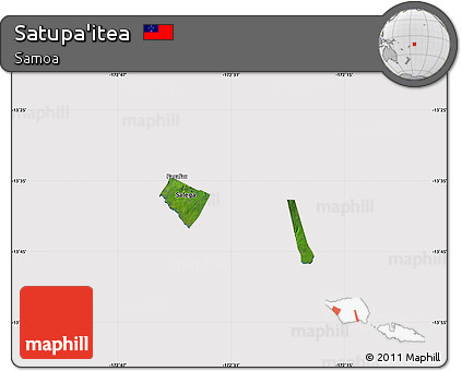 Satellite Map of Satupa'itea, cropped outside