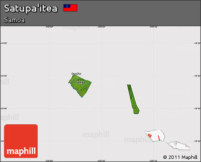 Satellite Map of Satupa'itea, cropped outside