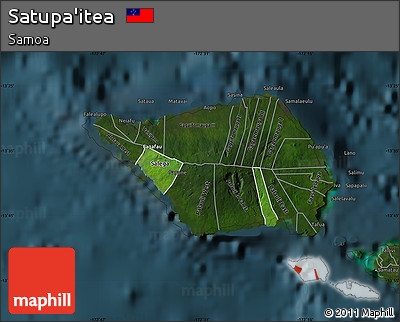 Satellite Map of Satupa'itea, darken