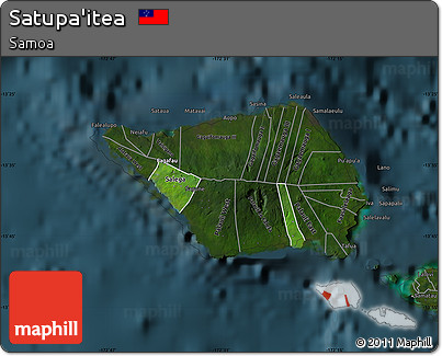 Satellite Map of Satupa'itea, darken