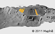 Political Panoramic Map of Satupa'itea, darken, desaturated