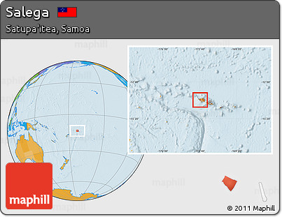 Political Location Map of Salega