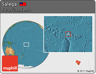 Satellite Location Map of Salega, highlighted country