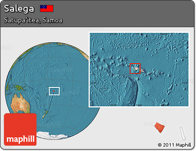 Satellite Location Map of Salega, highlighted country, highlighted parent region, within the entire country
