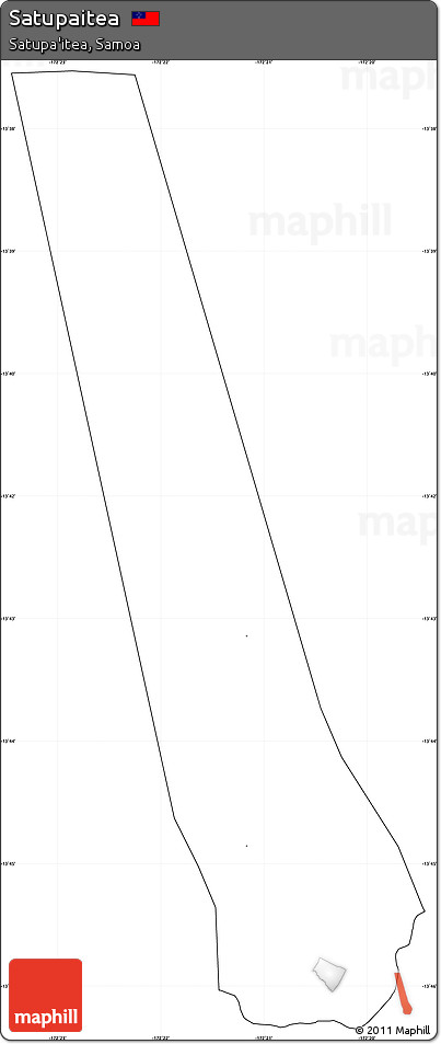 Blank Simple Map of Satupaitea, cropped outside, no labels