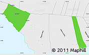 Political Shades Simple Map of Satupa'itea, single color outside, borders and labels