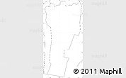 Blank Simple Map of Sagaga Le Usoga, no labels