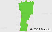Political Simple Map of Sagaga Le Usoga, cropped outside