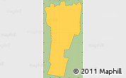 Savanna Style Simple Map of Sagaga Le Usoga, cropped outside