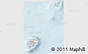 Classic Style 3D Map of Sao Tome and Principe, single color outside