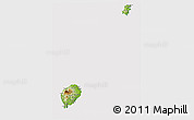Physical 3D Map of Sao Tome and Principe, cropped outside