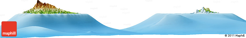 Physical Horizon Map of Sao Tome and Principe, lighten, land only Physical Horizon Map of Sao Tome and Principe, lighten, land only