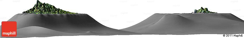 Satellite Horizon Map of Sao Tome and Principe, desaturated
