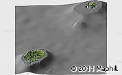 Satellite Panoramic Map of Sao Tome and Principe, desaturated