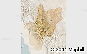 Satellite Map of Baha, lighten