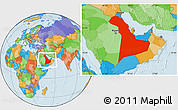 Political Location Map of Eastern Province