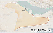 Satellite Panoramic Map of Eastern Province, lighten