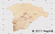 Satellite Map of Hail, cropped outside