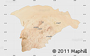 Satellite Map of Hail, single color outside