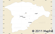 Classic Style Simple Map of Hail, single color outside