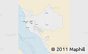 Classic Style 3D Map of Makkah, single color outside