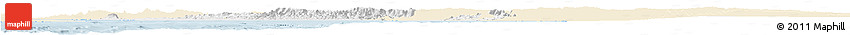 Classic Style Horizon Map of Makkah, single color outside