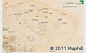 Satellite Panoramic Map of Riyad