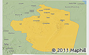 Savanna Style Panoramic Map of Riyad