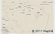 Shaded Relief Panoramic Map of Riyad