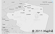 Silver Style Panoramic Map of Riyad