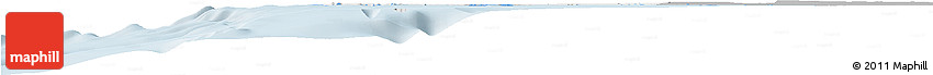 Gray Horizon Map of Dakar, single color outside