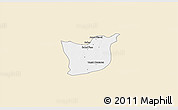 Classic Style 3D Map of Kael, single color outside