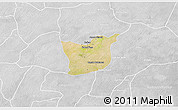 Satellite 3D Map of Kael, lighten, desaturated