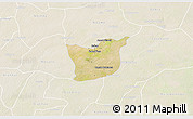 Satellite 3D Map of Kael, lighten