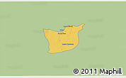 Savanna Style 3D Map of Kael, single color outside