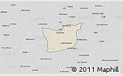 Shaded Relief 3D Map of Kael, desaturated