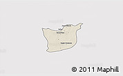 Shaded Relief 3D Map of Kael, single color outside