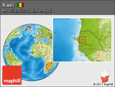 Physical Location Map of Kael