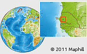 Physical Location Map of Kael