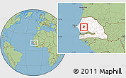 Savanna Style Location Map of Kael, highlighted country, highlighted parent region, within the entire country