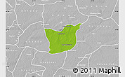 Physical Map of Kael, lighten, desaturated